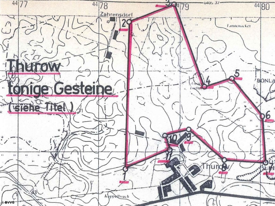 Bergwerkseigentum Thurow, Tonrohstoffe - Titelbild