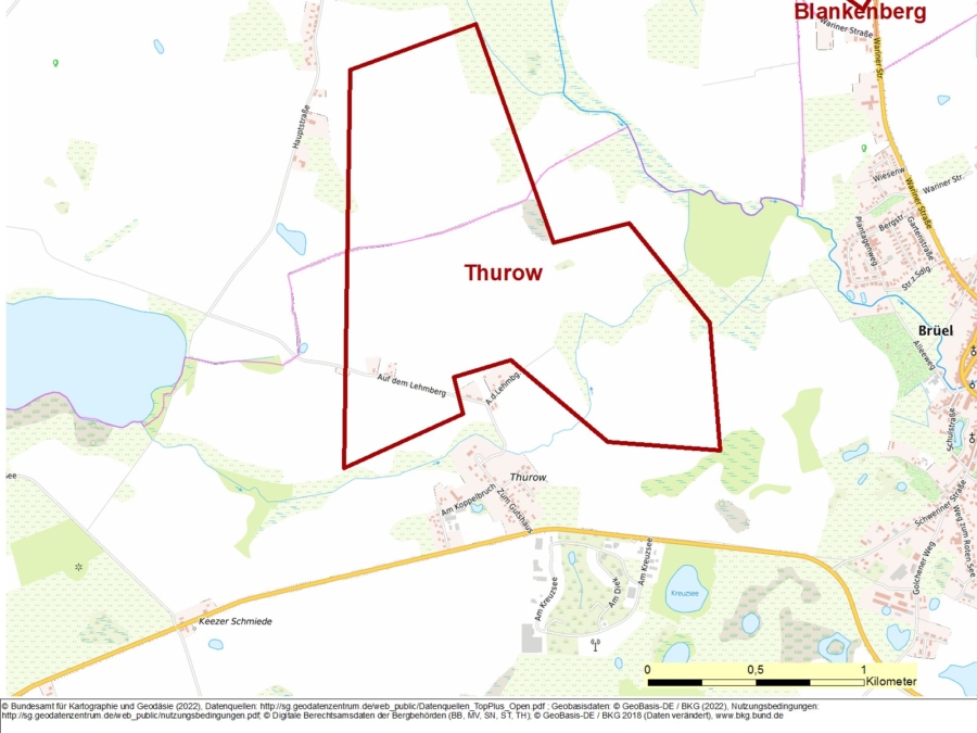 Bergwerkseigentum Thurow, Tonrohstoffe - Bild