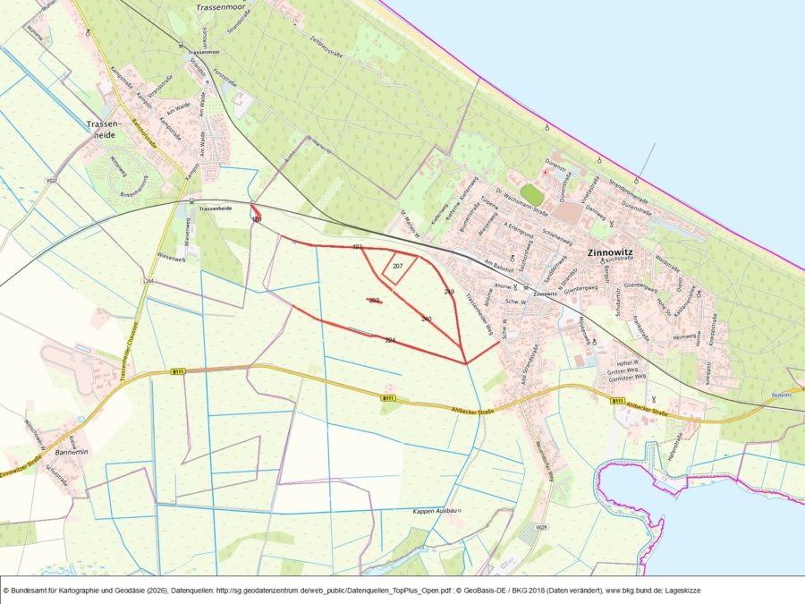 Flächen bei Zinnowitz Los 2 - Bild