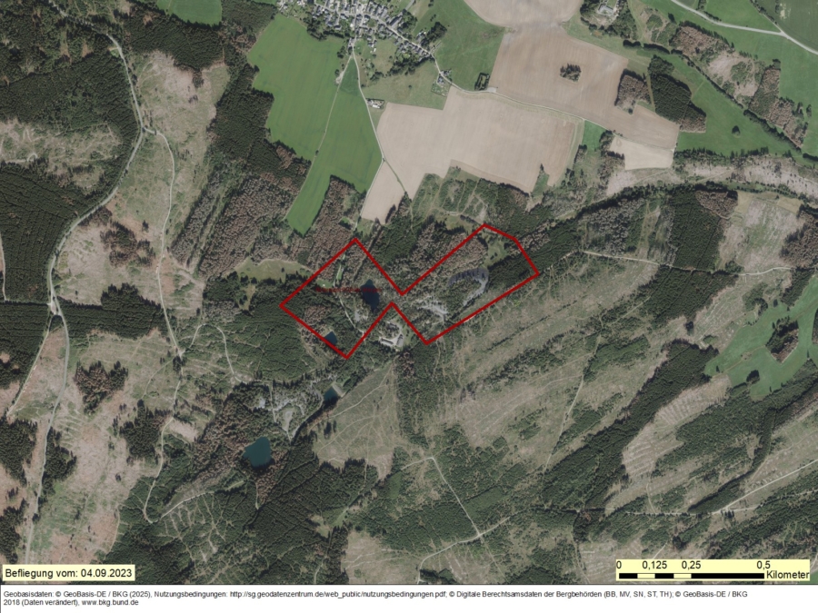 Bergwerkseigentum Röttersdorf/Kühler Morgen, Dachschiefer, Dekostein - Bild