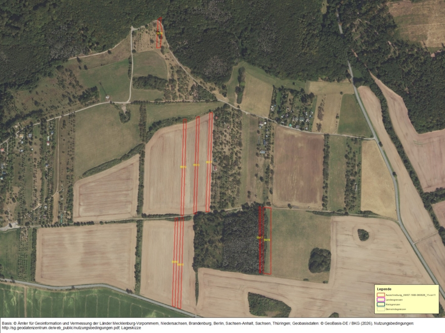 Landwirtschaftliche Flächen in Breitungen, Flur 9 u. 10 - Bild