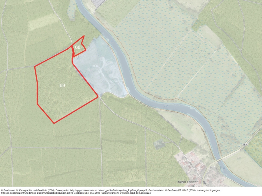 Wald in Klein Laasch bei Neustadt-Glewe -Anteilseigentum- - Bild