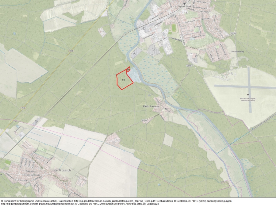 Wald in Klein Laasch bei Neustadt-Glewe -Anteilseigentum- - Bild