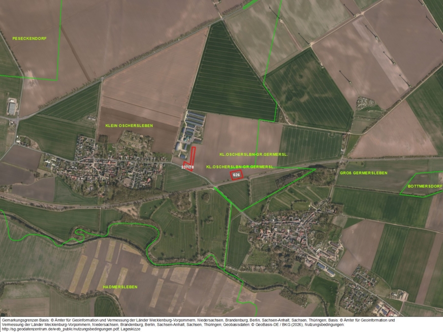 Landw. Flächen bei Klein Oschersleben - Bild