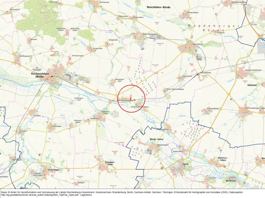 Landw. Flächen bei Klein Oschersleben - Bild