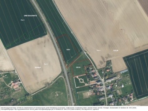 Acker und Grünland Dorna, Thüringen, Gera