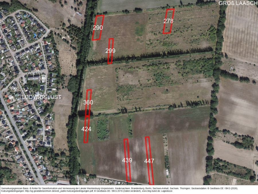Flächen in Ludwigslust - Titelbild