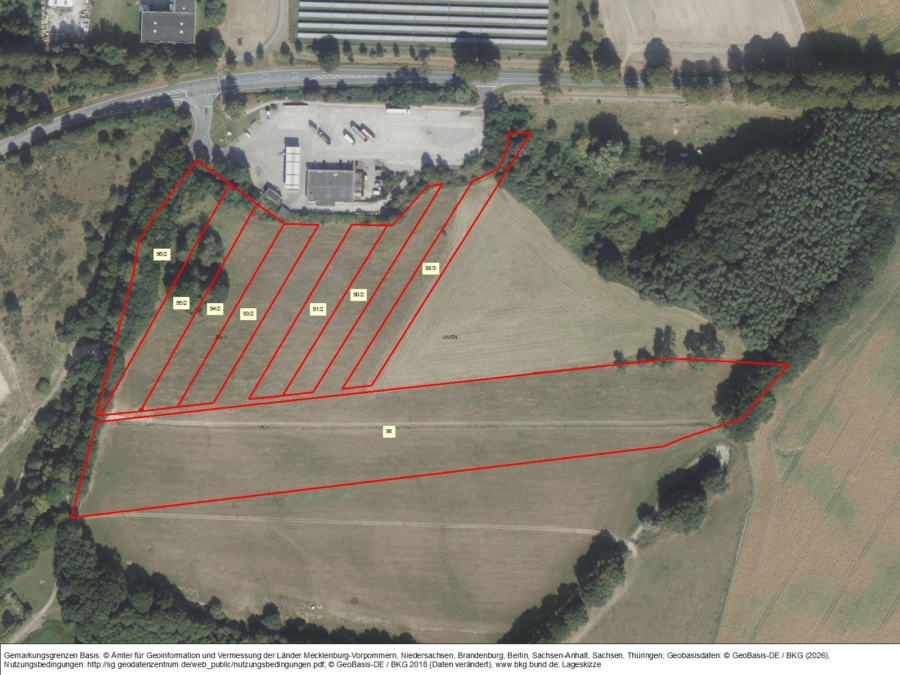 Lauen - Flächen hinter der Raststelle Selmsdorf - Titelbild