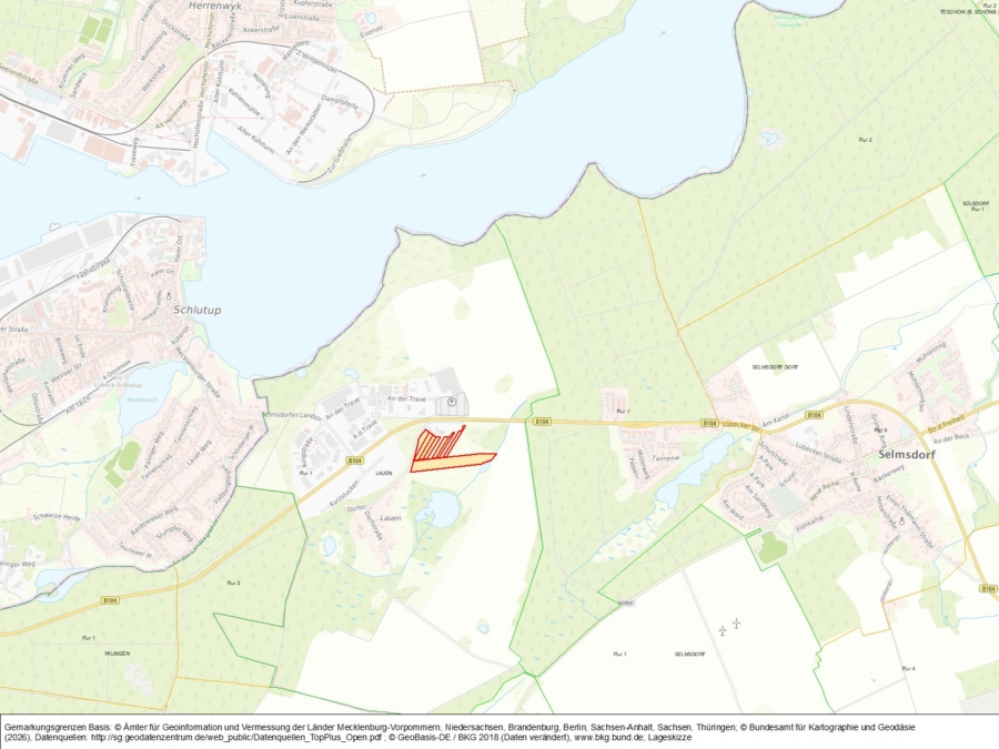 Lauen - Flächen hinter der Raststelle Selmsdorf - Bild