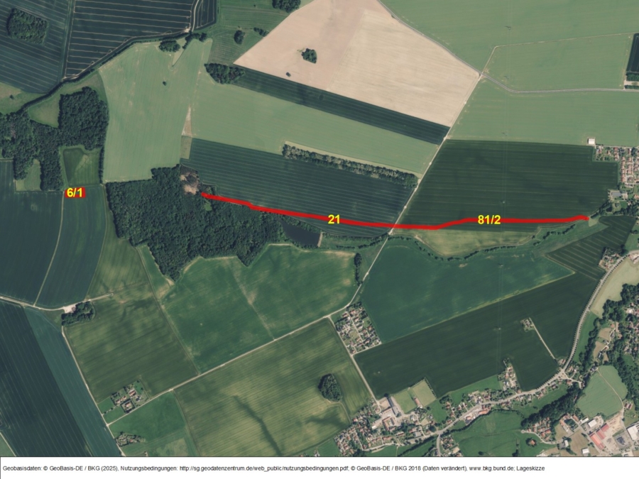 Ackerflächen um Girbigsdorf - Bild