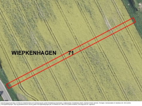 Fläche in Wiepkenhagen, Mecklenburg-Vorpommern, Vorpommern-Rügen