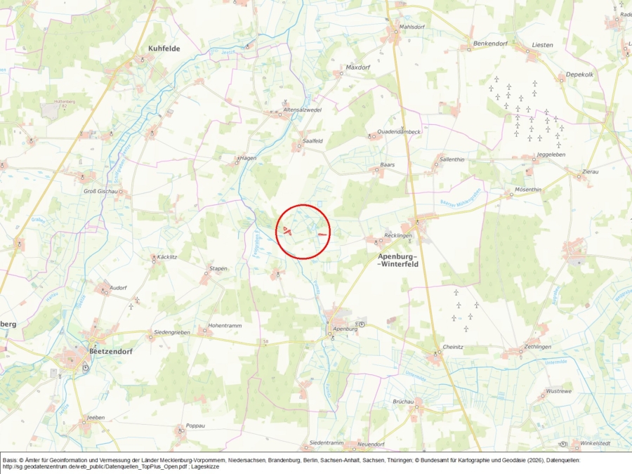 Grünland bei Apenburg - Bild