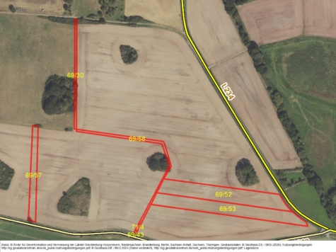 Landwirtschaftliche Flächen in Breitungen, Flur 9, Sachsen-Anhalt, Mansfeld-Südharz