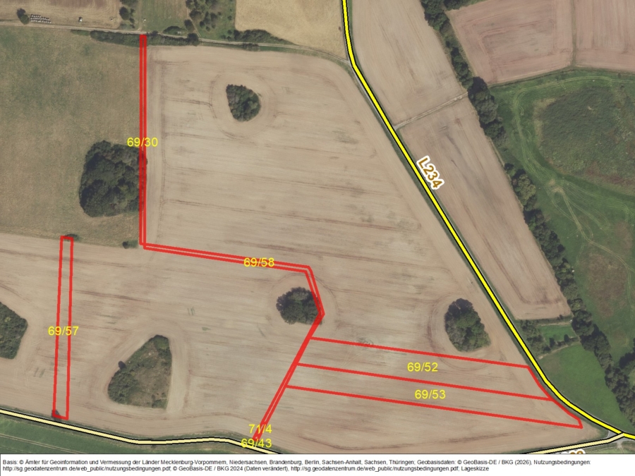 Landwirtschaftliche Flächen in Breitungen, Flur 9 - Titelbild