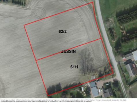 Flächen in Jessin (Flur 2), Mecklenburg-Vorpommern, Vorpommern-Rügen