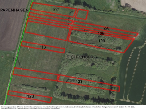 Flächen in Richtenberg I, Mecklenburg-Vorpommern, Vorpommern-Rügen