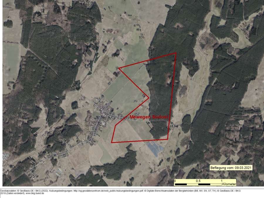 Bergwerkseigentum Mewegen Südost, Tonrohstoffe - Bild