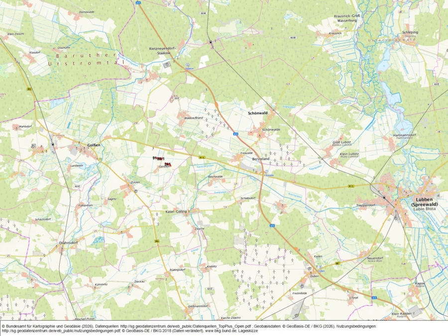 Landwirtschaftsflächen nördlich von Gersdorf - Bild