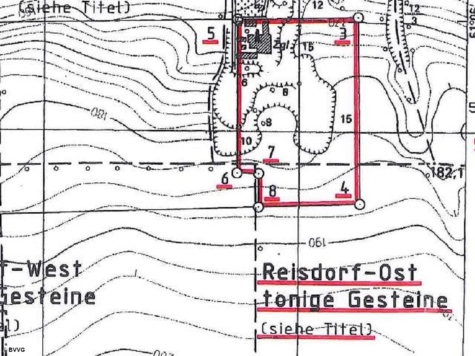 Ausschreibung Bergwerkseigentum Reisdorf-Ost, Tonige Gesteine, Thüringen, Weimarer Land