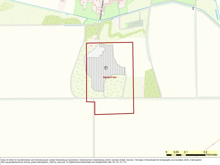 Ausschreibung Bergwerkseigentum Reisdorf-Ost, Tonige Gesteine - Bild