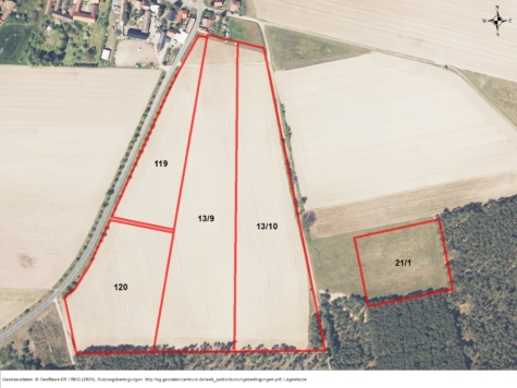 Landwirtschaftliche Flächen in Redlin, Brandenburg, Elbe-Elster