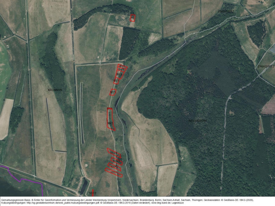Flächen bei 17440 Krummin LOS 2 - Bild