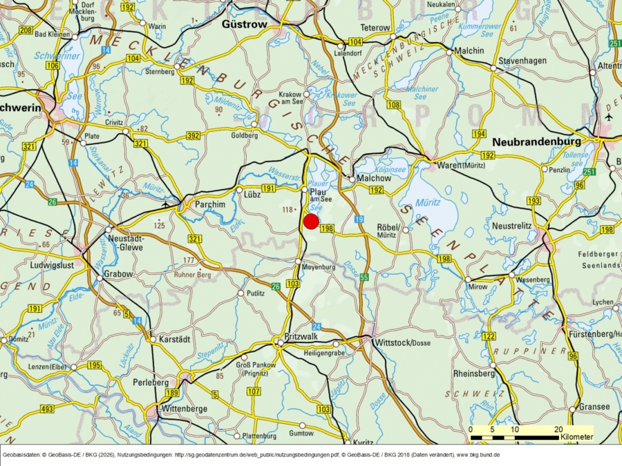 Ausschreibung Bergwerkseigentum Twietfort, Kiese und Kiessande - Bild