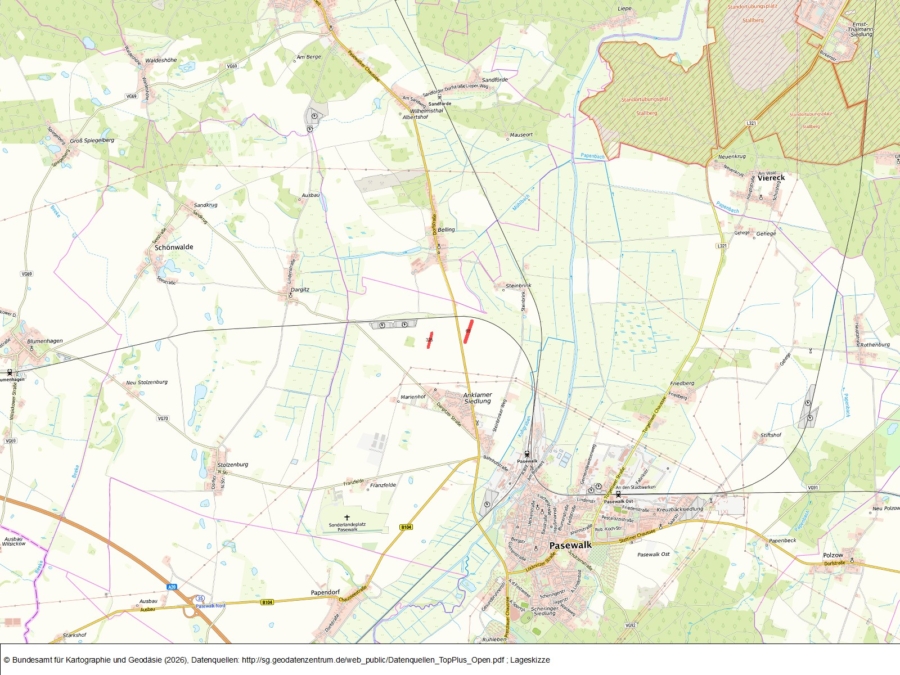 Fläche nördlich von Pasewalk II - Bild