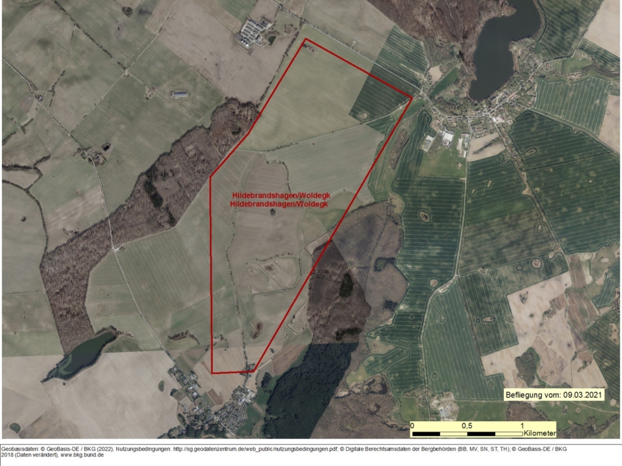 Bergwerkseigentum Hildebrandshagen/Woldegk,Tonrohstoffe (BB) - Bild