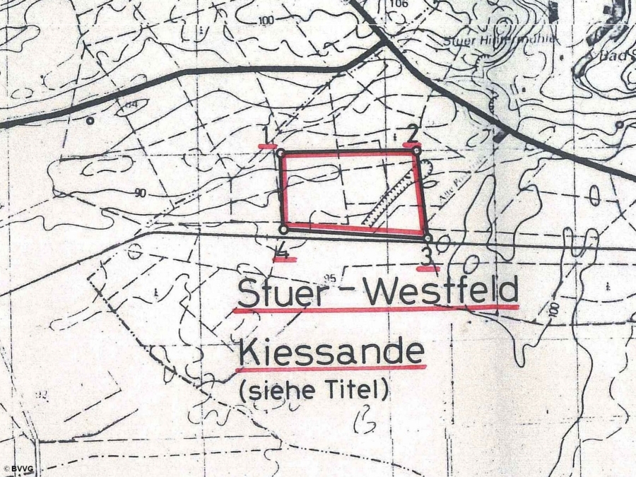 Ausschreibung Bergwerkseigentum Stuer-Westfeld, Kiese und Kiessande - Titelbild