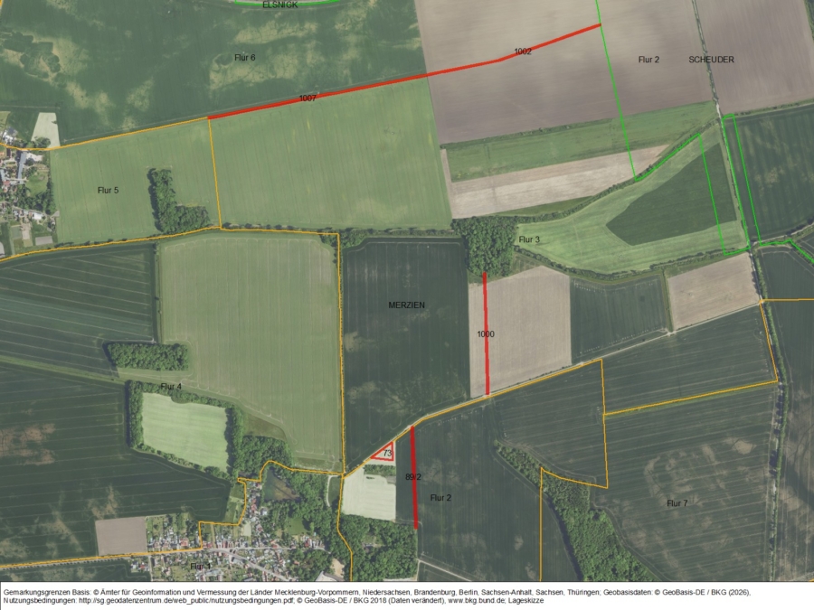Landwirtschaftskleinflächen Merzien - Titelbild