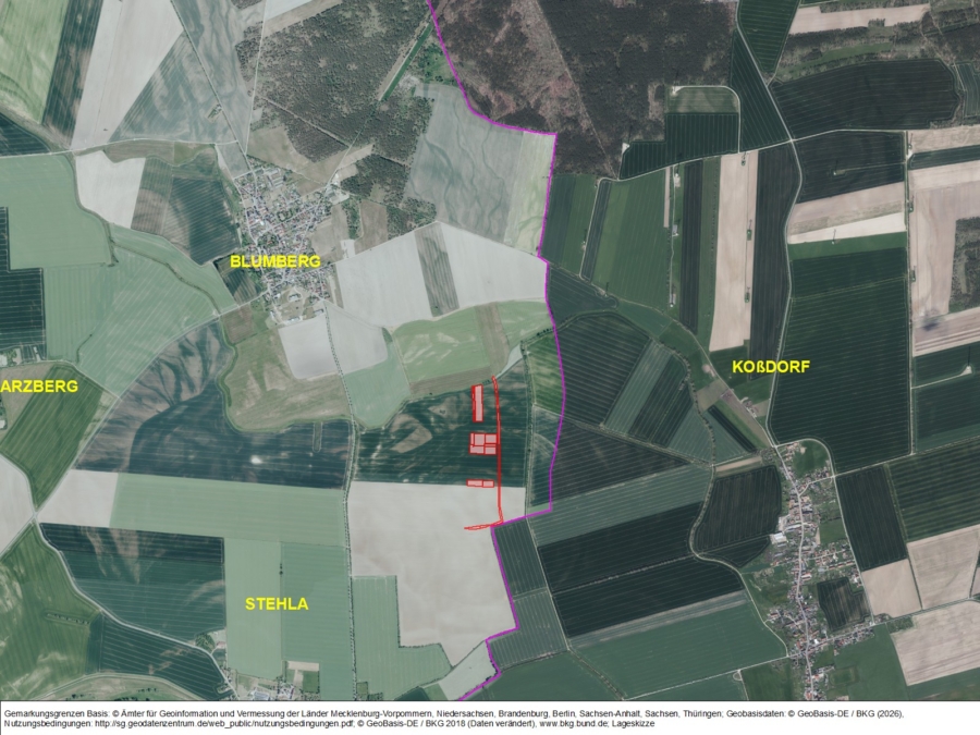 Flächen zur potenziellen Windenergienutzung bei Blumberg (Arzberg) - Bild
