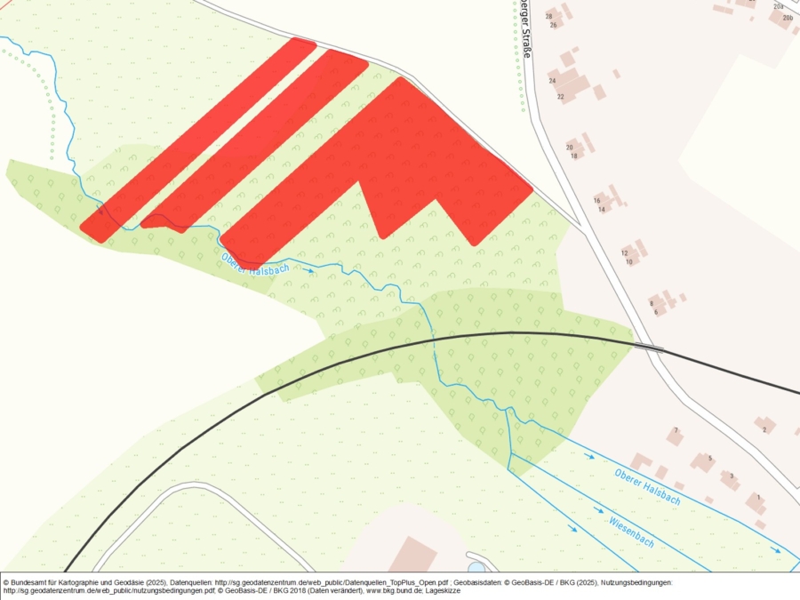 Grundstücke im Ortsteil Niederzwönitz (Gemeinde Zwönitz) - Bild