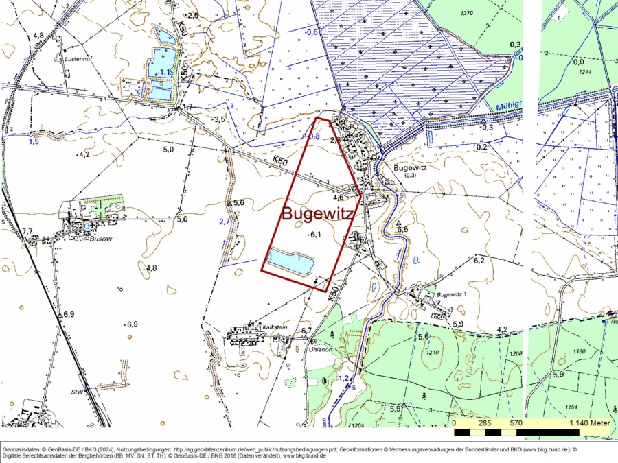 Bergwerkseigentum Bugewitz, Tonrohstoffe - Bild