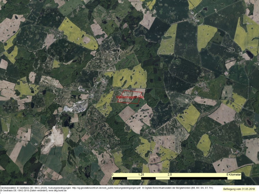 Bergwerkseigentum Möllenhagen-Ost, Tonrohstoffe - Bild