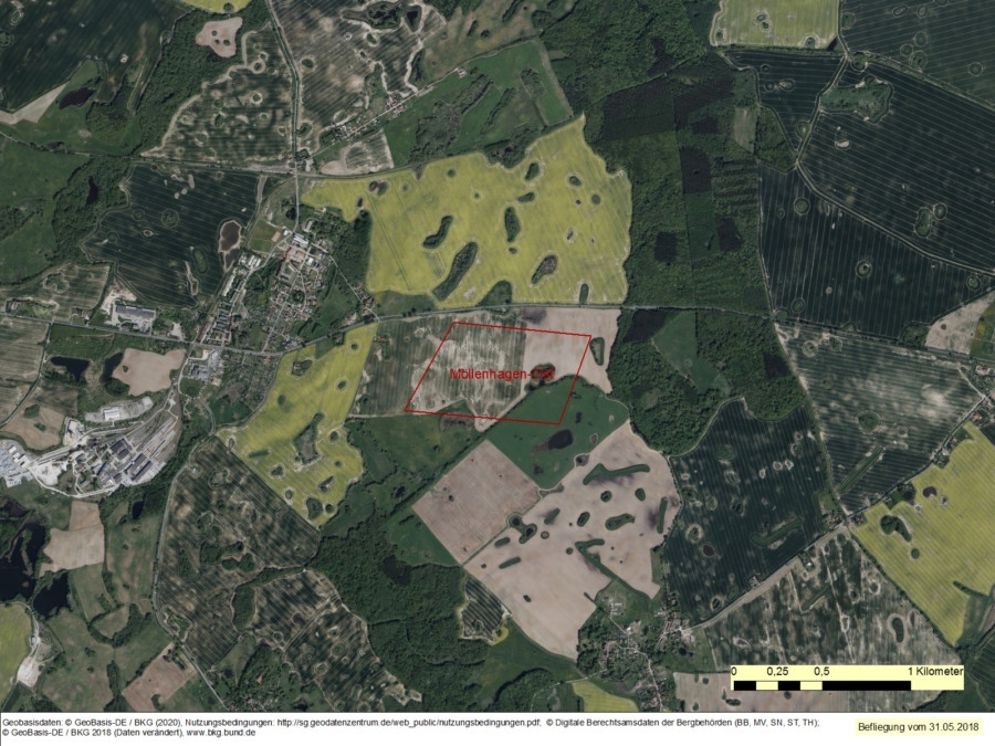 Bergwerkseigentum Möllenhagen-Ost, Tonrohstoffe - Bild