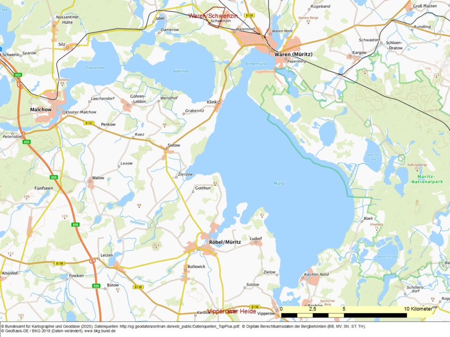 Bergwerkseigentum Vipperower Heide, Kiese und Kiessande - Bild