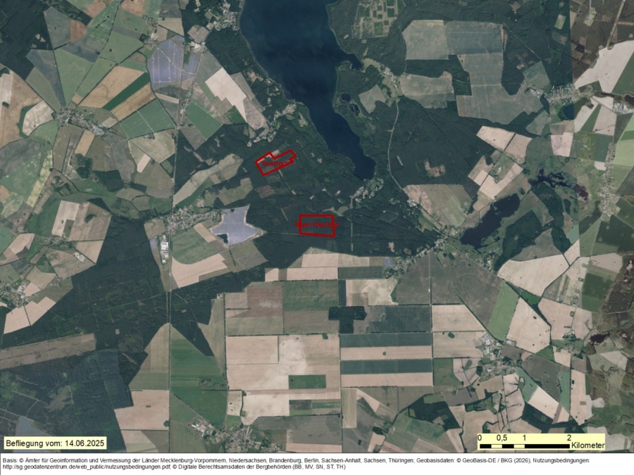 Bergwerkseigentum Stuer-Westfeld, Kiese und Kiessande - Bild