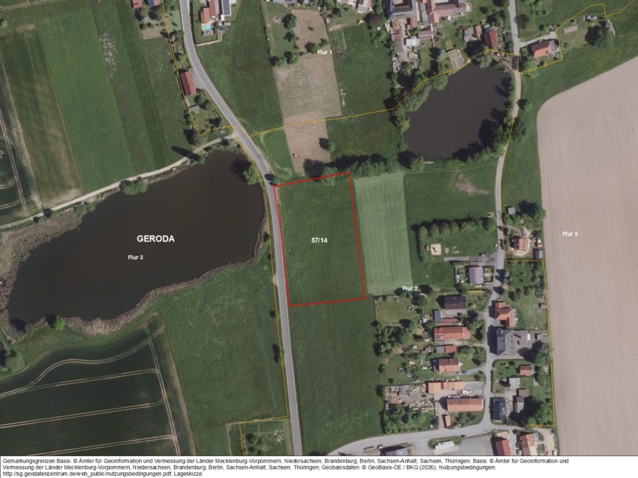 Flächen bei Geroda und Mittelpöllnitz - Bild