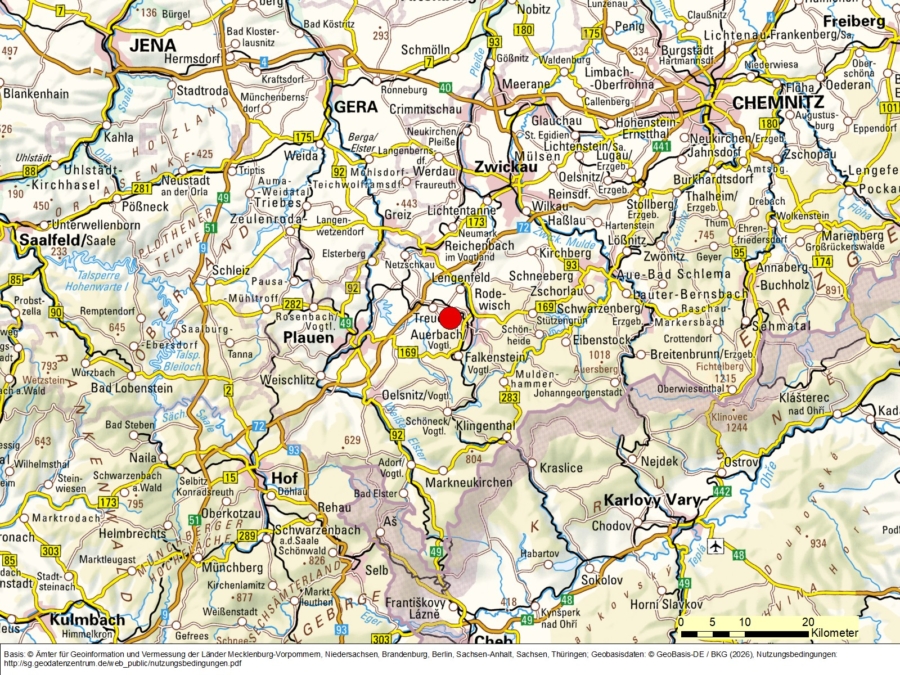 Ausschreibung Bergwerkseigentum Schreiersgrün-Süd,Hartgestein/Feldspat - Bild