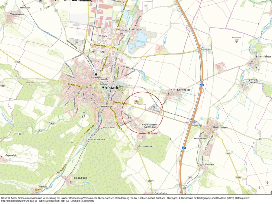 Acker bei Angelhausen-Oberndorf - Bild