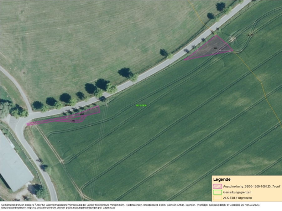 Flächen in Belgern und Neußen - Bild