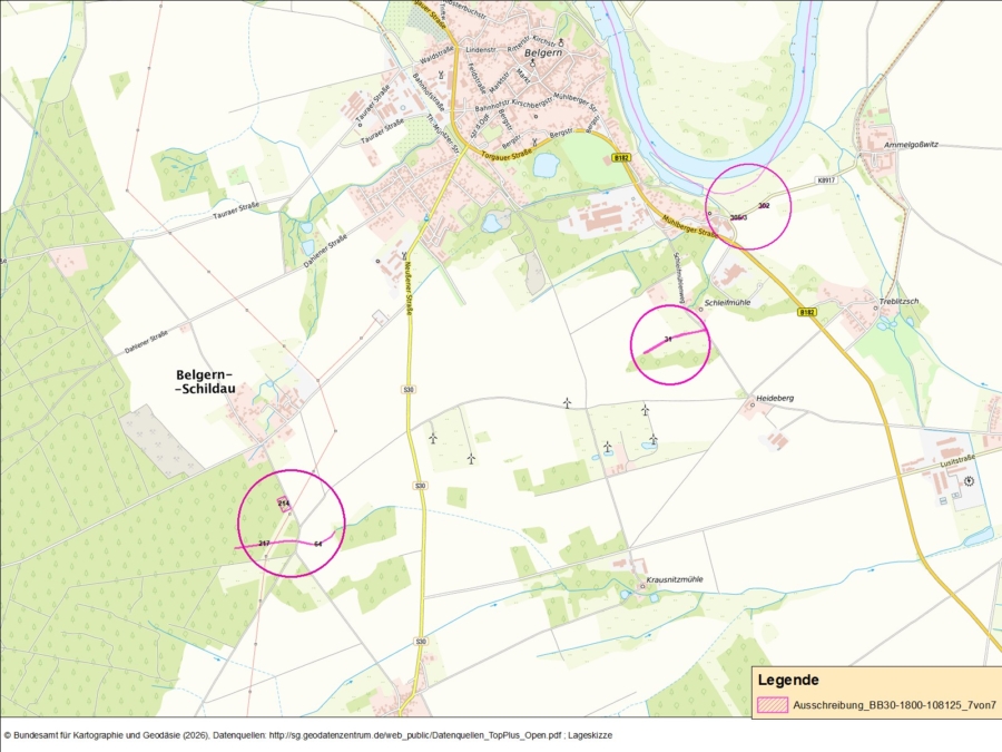 Flächen in Belgern und Neußen - Bild