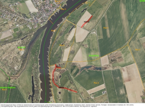 Flurstücke in Schartau, Sachsen-Anhalt, Jerichower Land