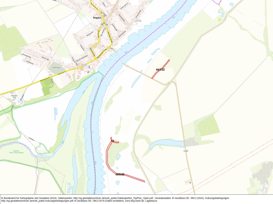 Flurstücke in Schartau - Bild