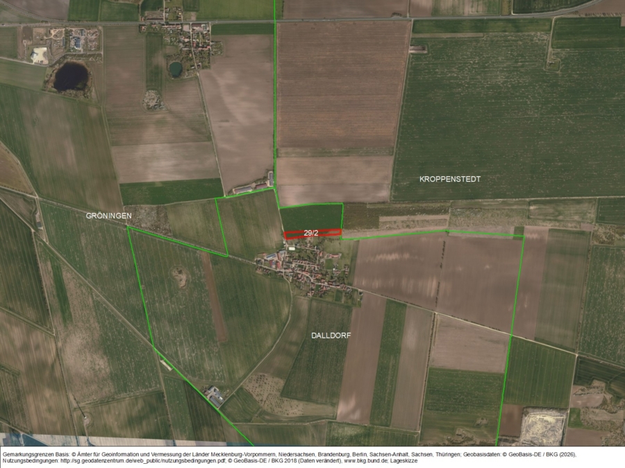 Ackerfläche bei Dalldorf - Bild