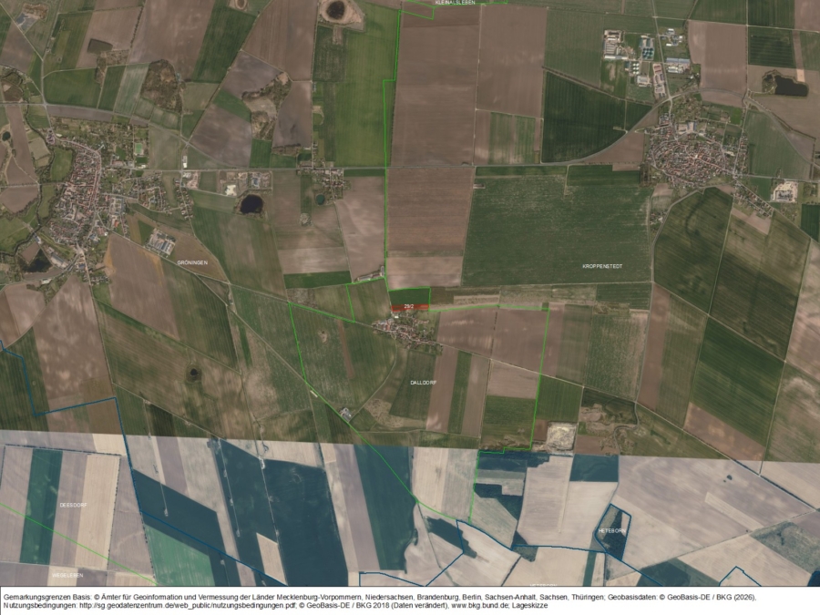 Ackerfläche bei Dalldorf - Bild