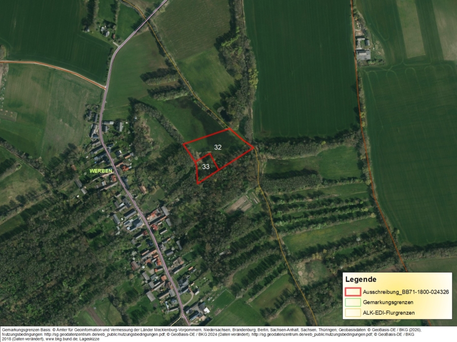 Grünland in Werben - Titelbild