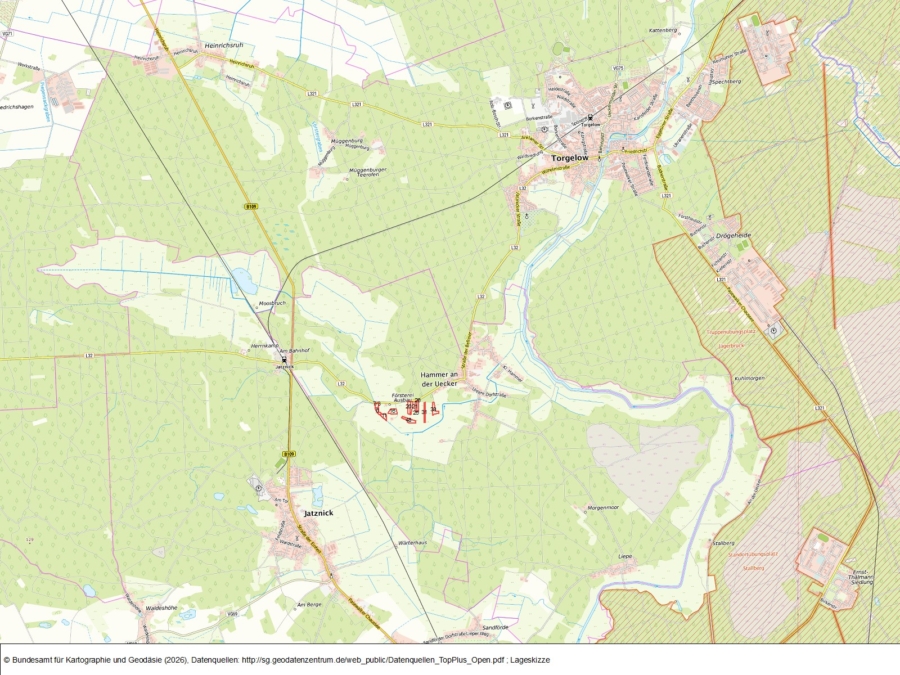 Flächen in Hammer a. d. Uecker - Bild