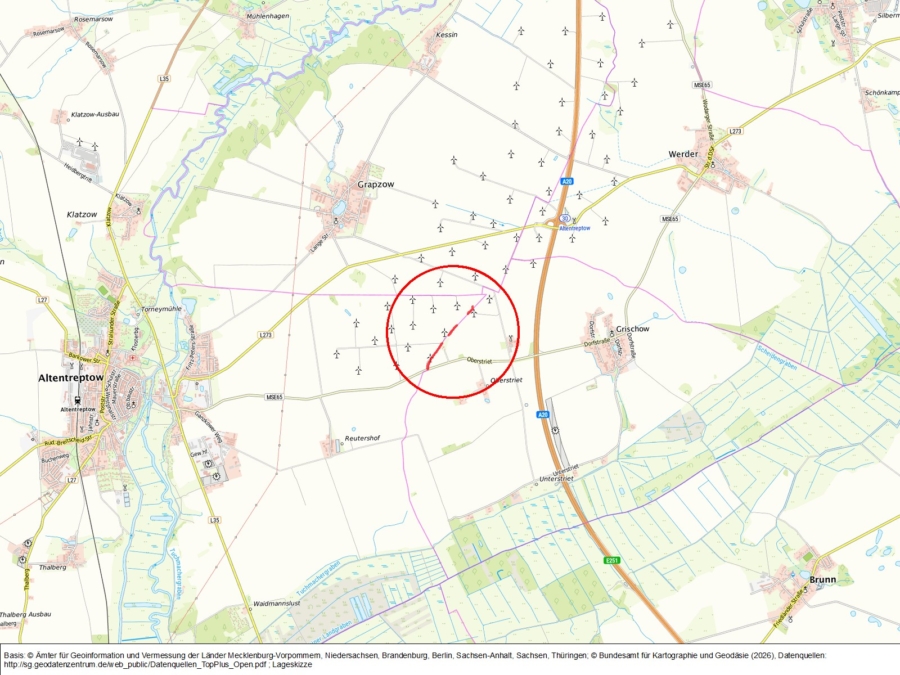 Flächen bei Altentreptow, Los 1 - Bild